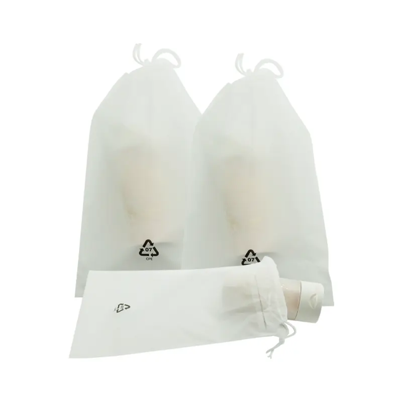 CPE Cosmetics Frosted Drawstring Bag